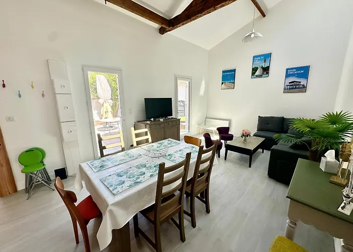 Maison Lumineuse Au Cœur D'arcachon, à 200m, Terrasse Privée ! - Fr-1-420-148 *